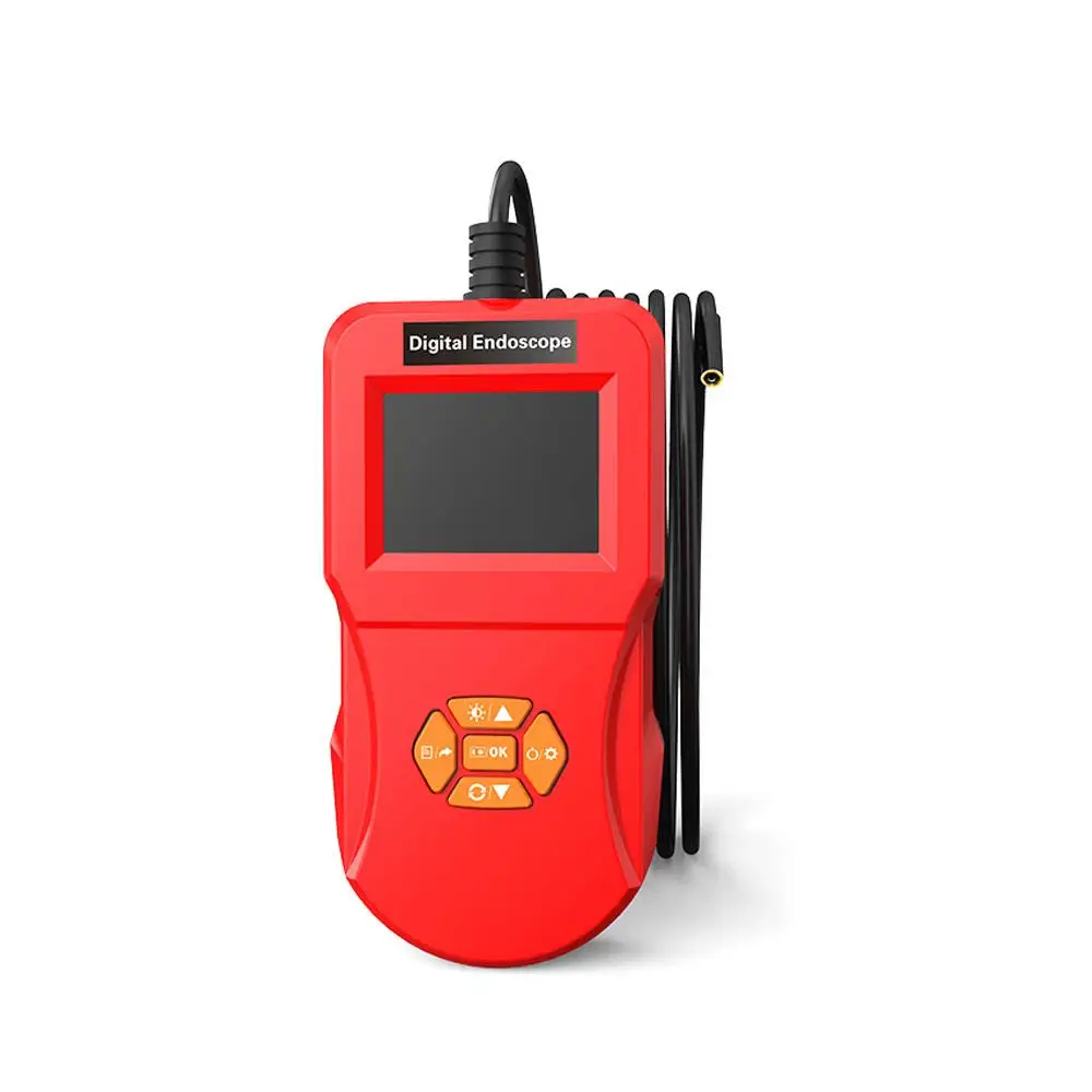 

Endoscope Visual Endoscope 0.3 mp 2.4 Inch Inspection Camera Photos Ear Cleaning Tool 8mm ABS Portable Durable