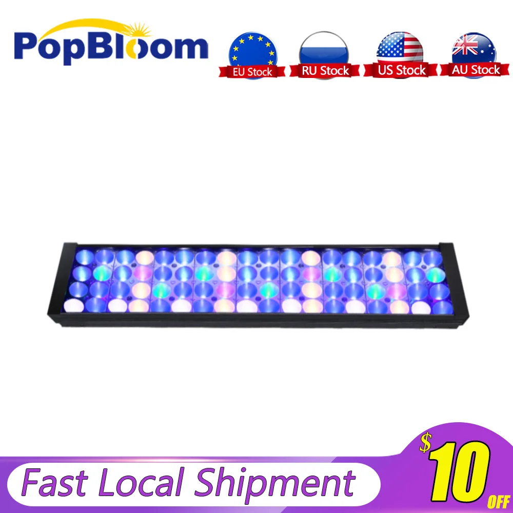 

PopBloom Led Light For Reef tank Coral Led Aquarium Lamp Reef Tank Led Fishing Tank With Smart Controller Turing 50