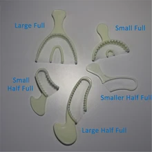 100 штук высокое качество зубоврачебное оборудование пластиковый лоток для зубных слепков с сеткой лотки регистрации укуса