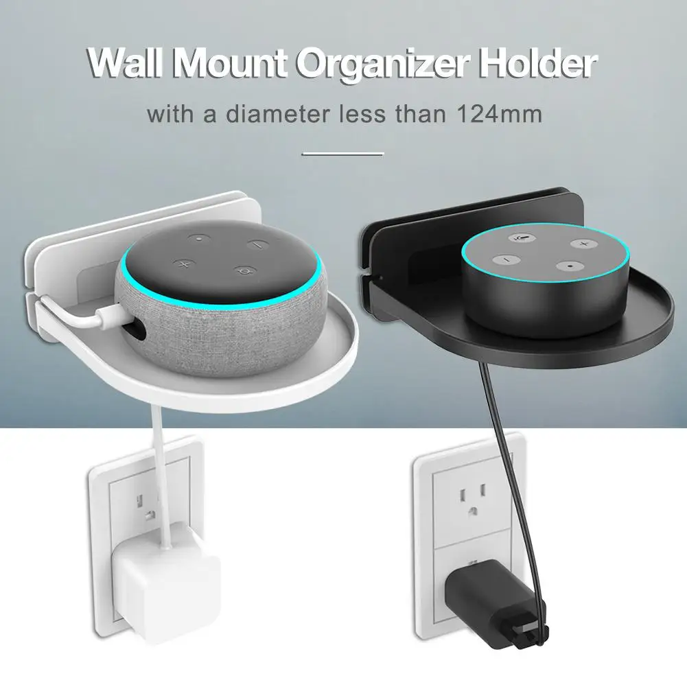 " розетка настенный кронштейн для Echo Dot 2nd/3rd смарт динамик аудио подвеска зарядная подставка вешалка настенный смонтированный Органайзер держатель