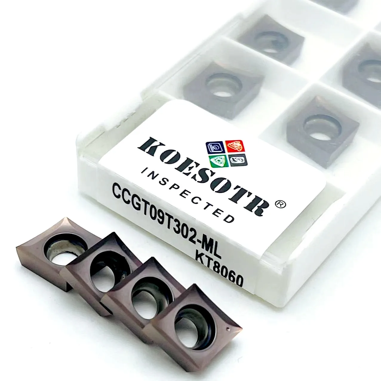 

CCGT09T304 CCGT09T302 CCGT09T301ML KT8060 processing Steel and Stainless Steel Carbide Inserts Lathe Cutter CCGT 09T304