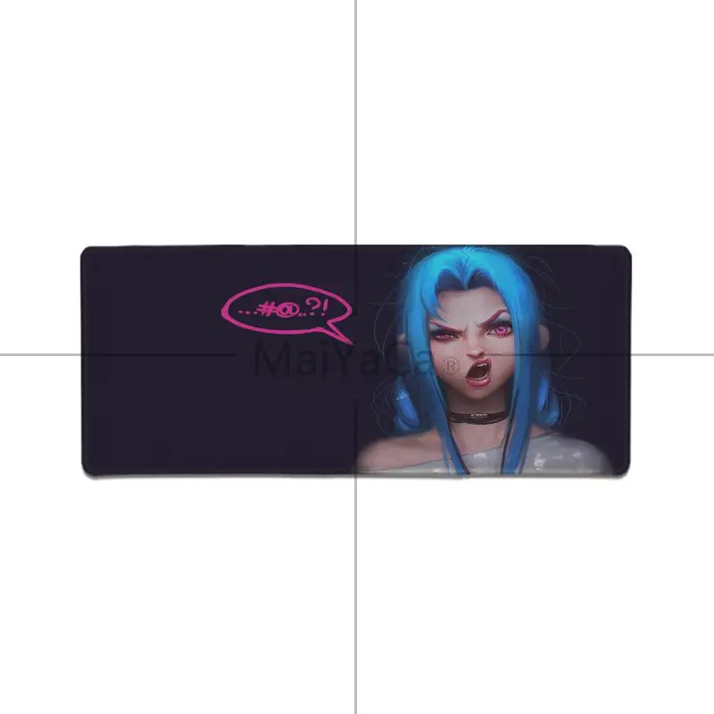 Maiyaca League Of Legends Jinx коврик для мыши игровой коврик для мыши Коврик для мыши для ноутбука клавиатура Скорость управления коврик для стола
