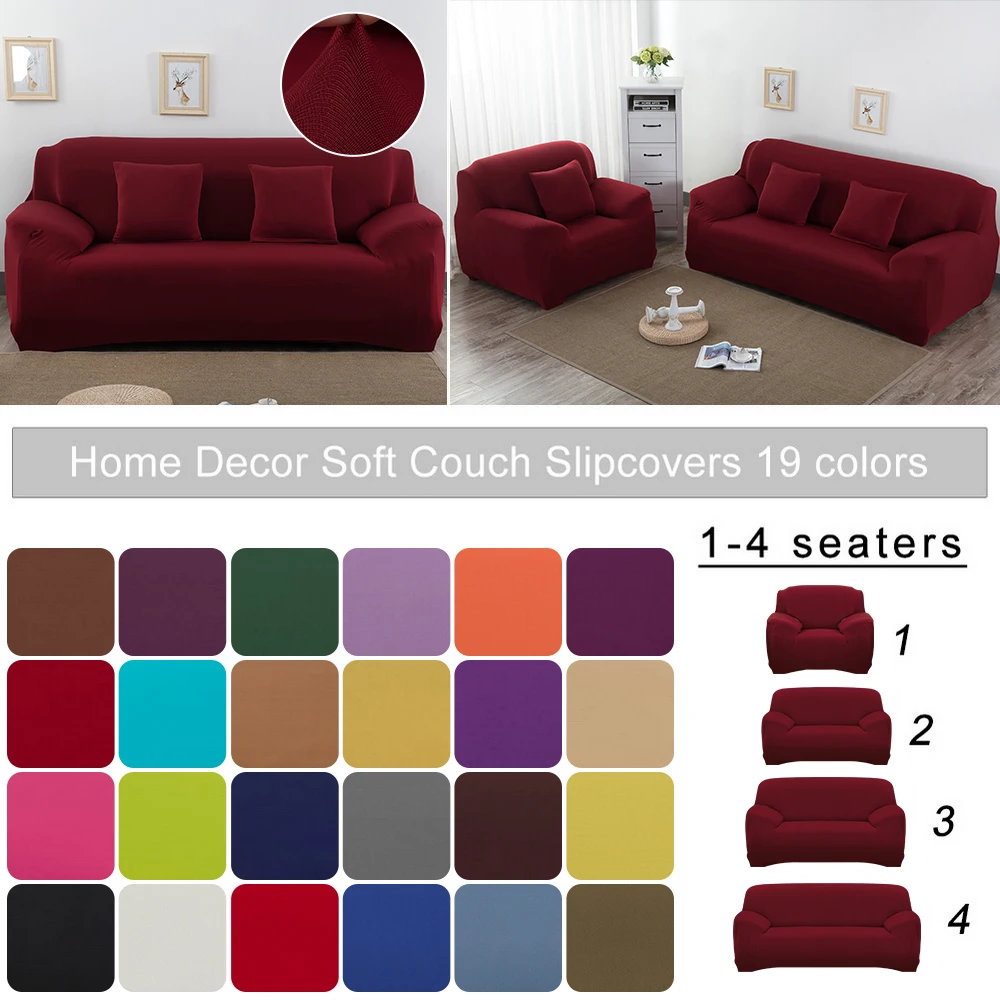 

Modern Sofa Cover Spandex Elastic Sofa Covers For Living Room L Shape Cover For Corner Sofa 1/2/3/4 Sectional Sofa Cover