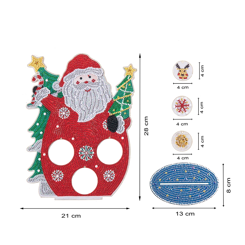 5D DIY Diamond Painting Christmas Tree Craft Home Ornaments Resinstone  Mosaic Christmas Decoration for home Navidad Gifts