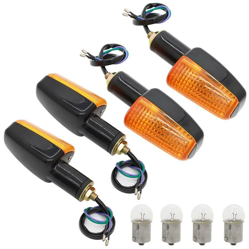 4 шт 12V 6 вольт Сигналы поворота для мотоцикла светильник индикатор мигалки лампы
