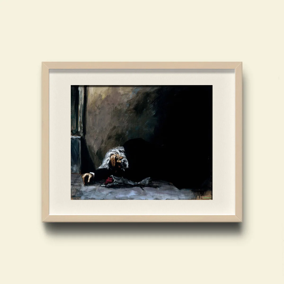 

AliExpress Modern Wall Art Wait Romantic Comeback Home Decoration Oil Painting