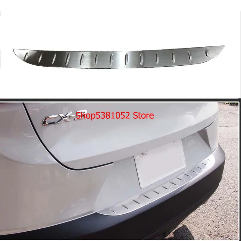 

Trunk Pedal Rear Guard Plate For Mazda CX3 CX-3 2017 2018 2019 2020 Tail Box Welcome Pedal Modification Protection Cover