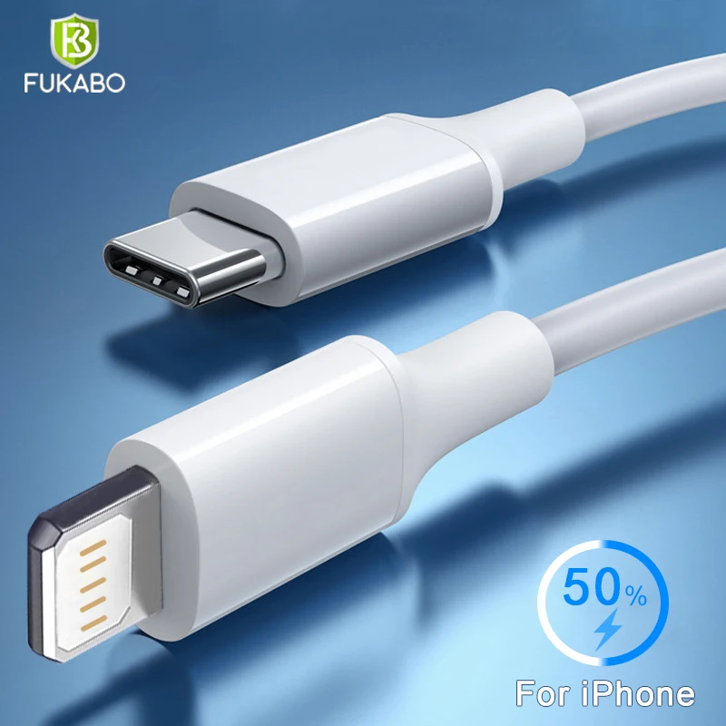 Кабель зарядный PD USB Type-C для Apple iPhone кабель быстрой зарядки и передачи данных 20 Вт