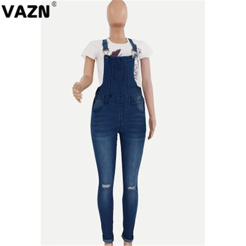 VAZN YP9011, Осенние, хорошо продаваемые, снижение возраста, сексуальные, модные, одноцветные, дикие, Джокер, Неопрятные, высокая талия, Женский нагрудник, длинные, узкие джинсы, брюки