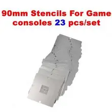 23 шт./компл. BGA реболлинг 90 мм* 90 мм игровая консоль трафареты для PS3, Xbox 360, wii и т. Д