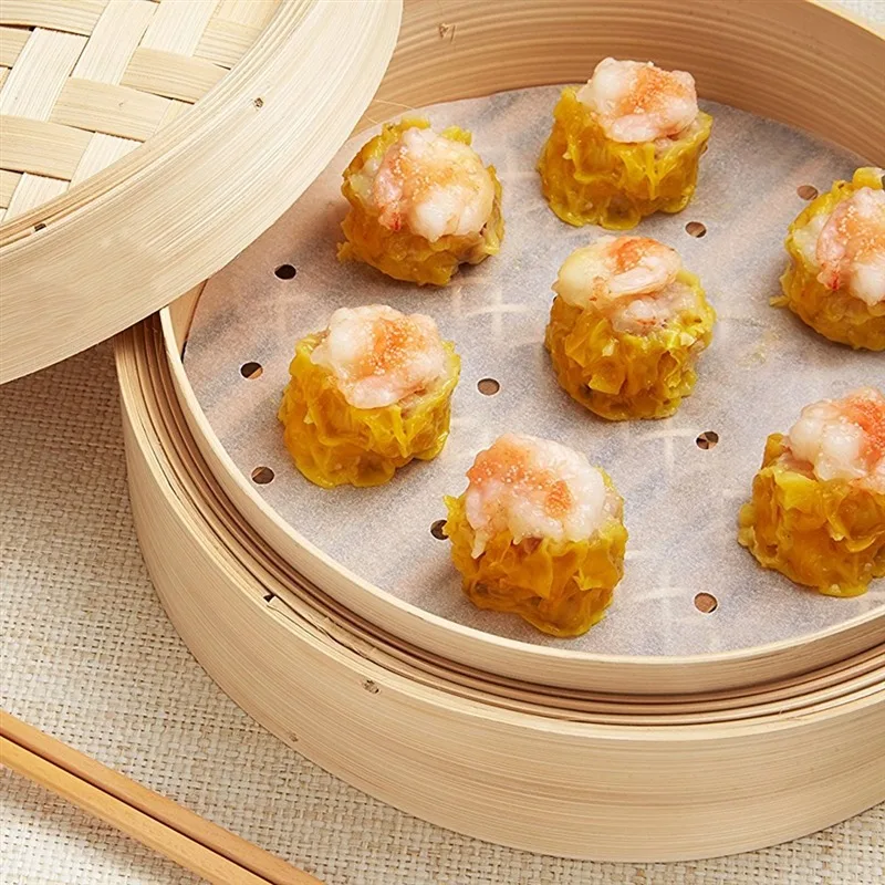 6/7/8/9/10 inches Practical Cooking Paper Bamboo Steamer Dim Sum Non Stick Restaurant Kitchen Under Steam Mat Wholesale | Дом и сад