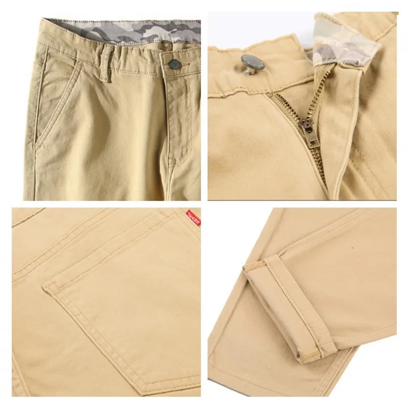 Men Trousers Spring Autumn Casual Black 