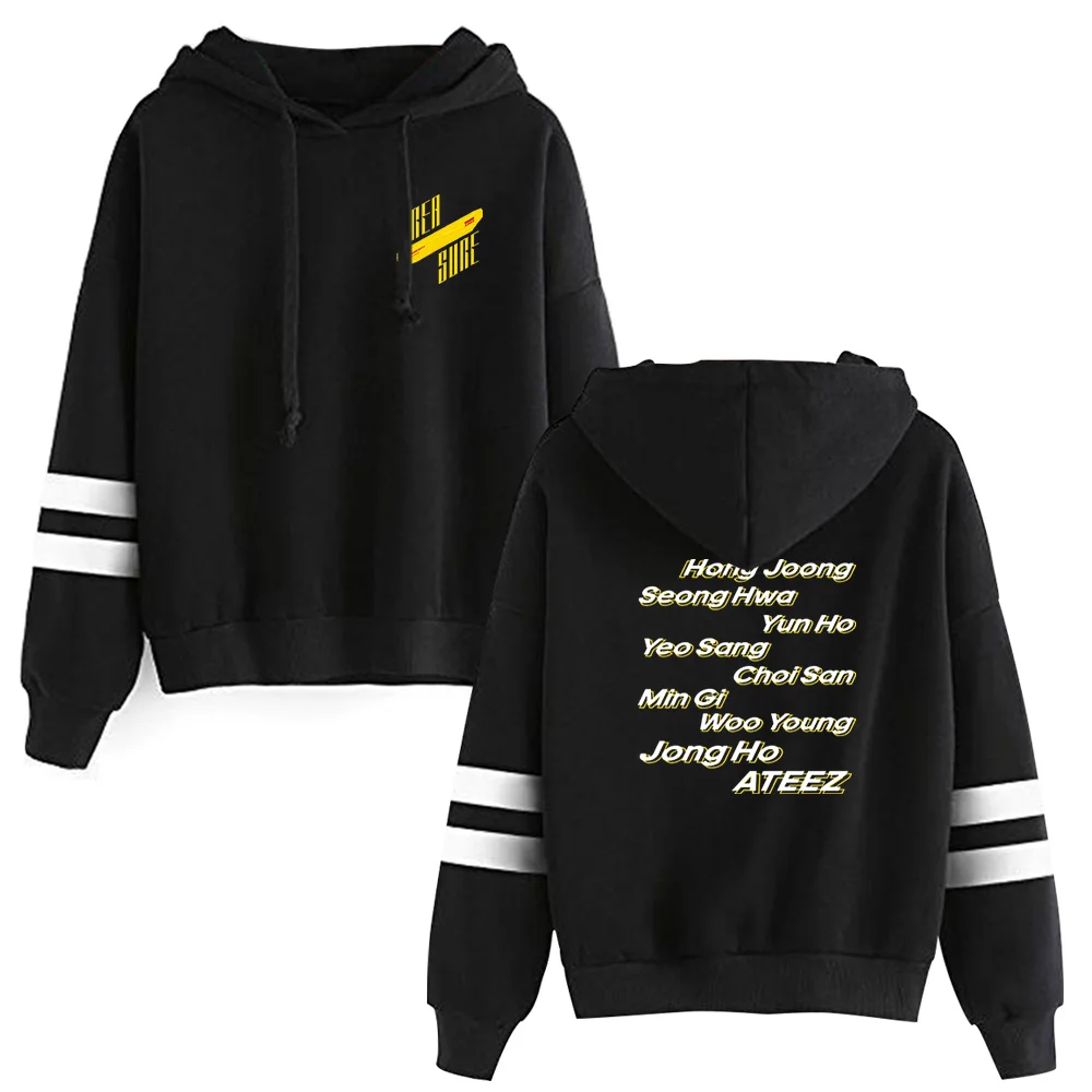 Kpop ATEEZ Hoodie A TEEnager Z Concert Unisex Sweatshirts Sweater Long Sleeve 