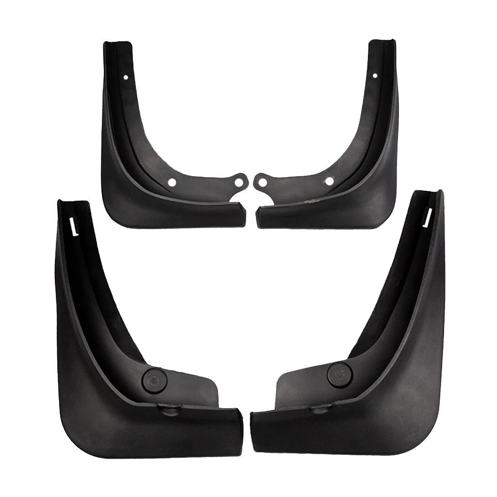 4x Front Rear Mud Flap Mudflap Fender Splash Guards Compatible with Tesla Model 3 2016-2019 -  Black