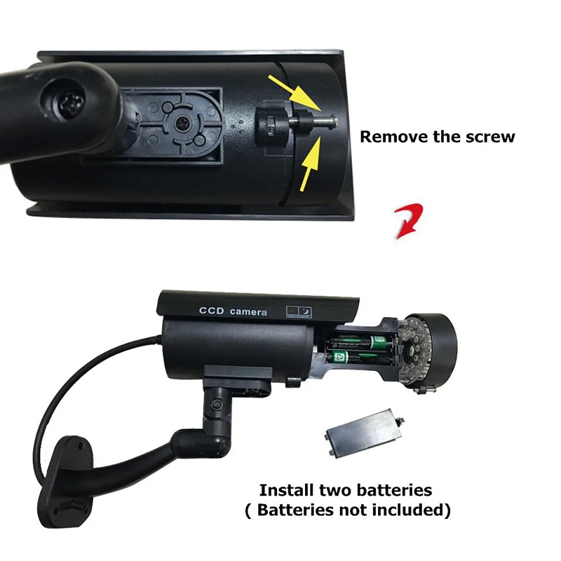 TL-2600 безопасности Водонепроницаемая наружная внутренняя поддельная камера муляж системы безопасности CCTV камера видеонаблюдения Ночная камера светодиодный светильник цвет