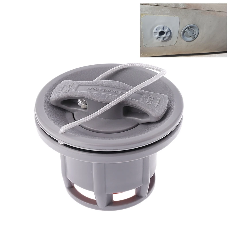 8 Holes Inflatable Boat Raft Dinghy Kayak Canoe Accessorie Air Valve Adapter Cap M7DC