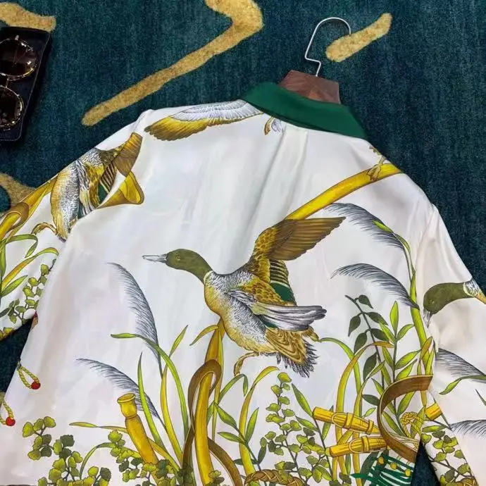 AH12278, модные женские блузки и рубашки,, Подиумные, Роскошные, известный бренд, Европейский дизайн, вечерние, стильная женская одежда