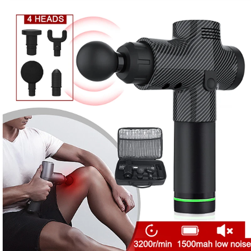 

Professional Body Massage Gun Electronic Muscle Massage Gun Deep Body Massage Relaxation Device Reduce Tiredness Pain