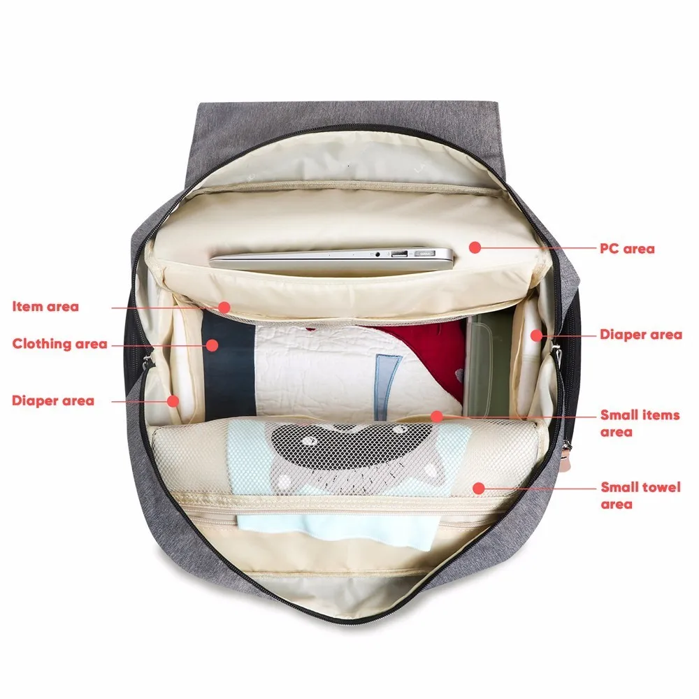 LAND Мумия нейлоновая сумка для мамы коврик для коляски для путешествий большой кормящих сумка, водонепроницаемый рюкзак на открытом воздухе, для близнецов, сумка для подгузников