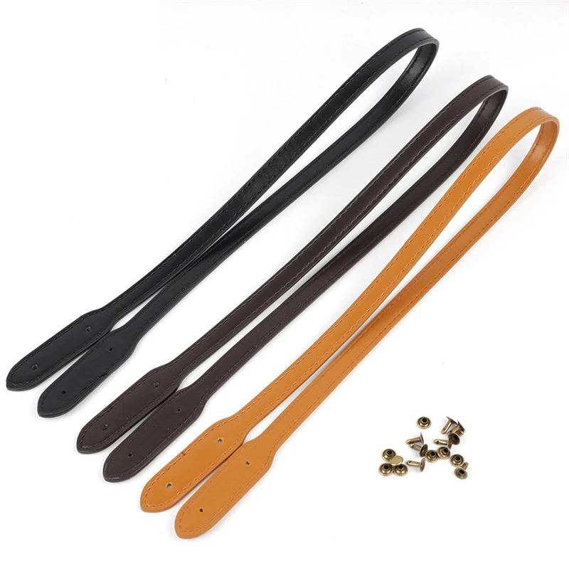 1Pc 72cm Shoulder Bag Belt Replacement Artificial PU Leather Solid Comfortable Handle Strap Bag Belt DIY Handbag Accessories