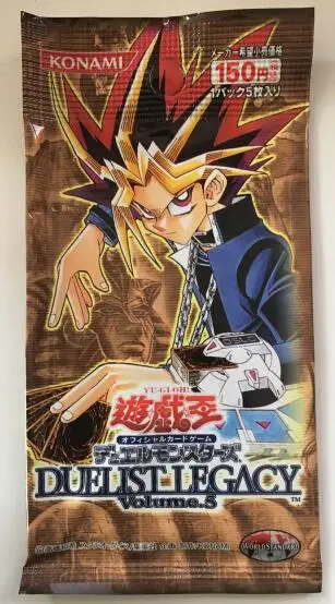 Аниме Япония Yu Gi Oh игровые карты из печатная карточка пакет Yu-Gi-Oh коллекция карт для развлечения с японской легендой игрушка - Цвет: DL5