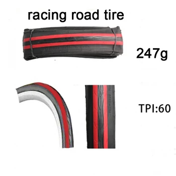 

1 Pcs Bike Tyre Catazer 700C*25C Racer Folding 60TPI Road Bike Bicycle Tires Fixed Gear Bike TEC EVADO RACE