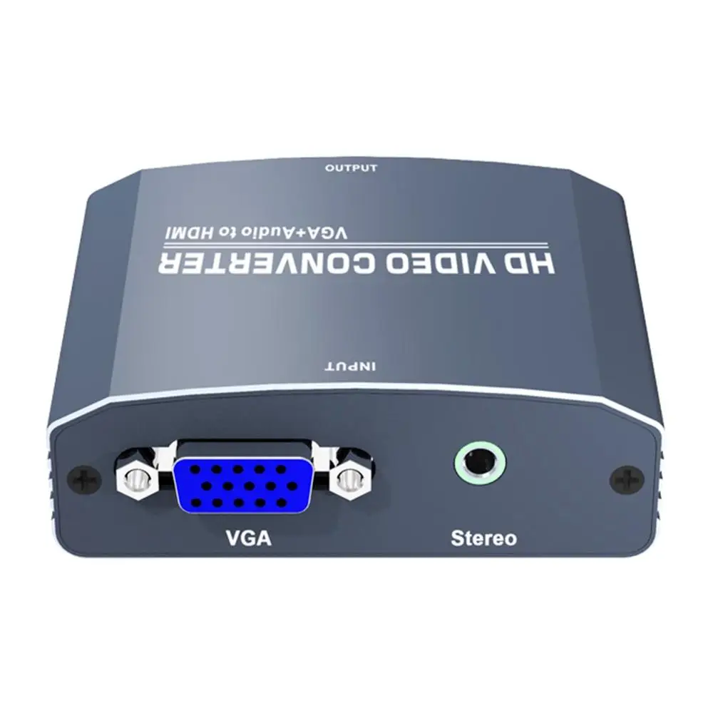 1080P VGA HDMI адаптер с видео аудио кабель Разъем для ПК ТВ коробка к Мужской Famale