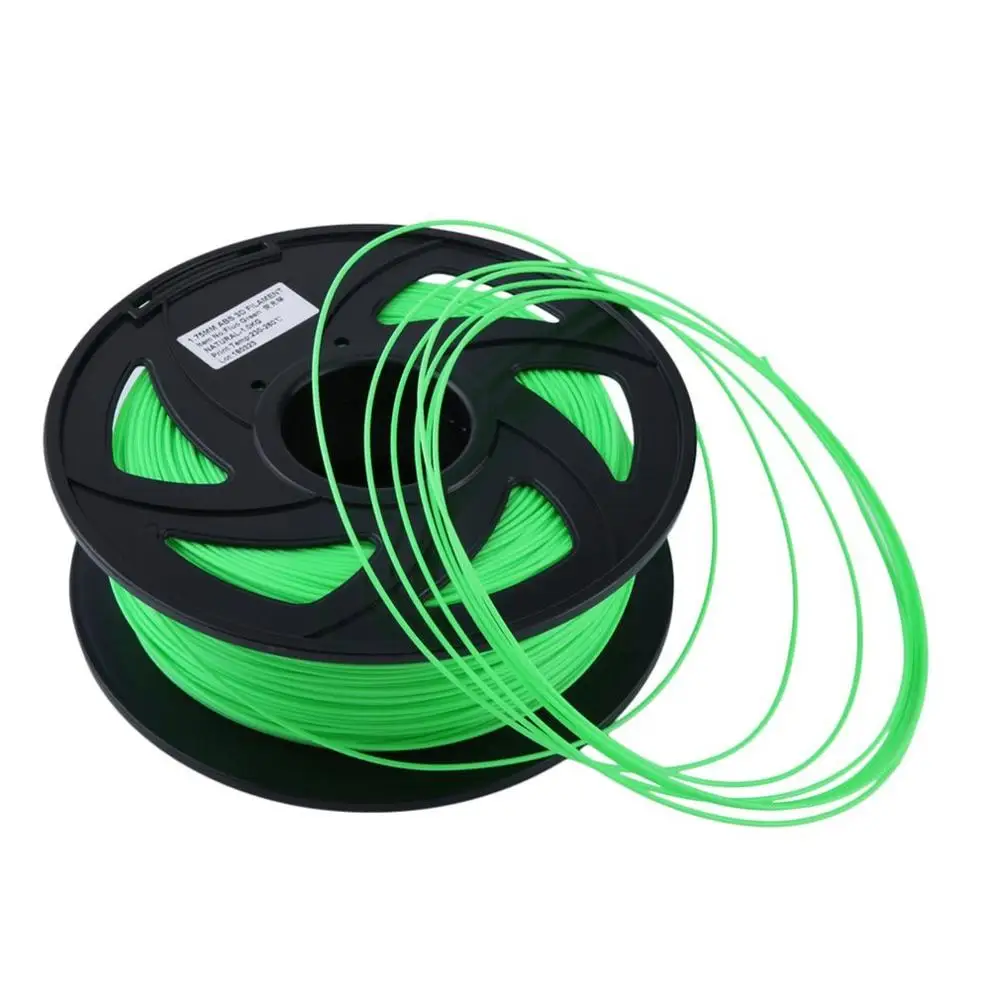 330 м расходные материалы для 3D печати 1,75 мм диаметр проволоки PLA материал 1 кг поставки 11 цветов - Цвет: Fluorescent green
