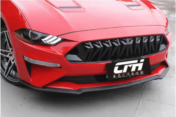 Mustang ABS краски автомобиля переднего бампера Гонки Грили решетка Вокруг Накладка для Ford Mustang