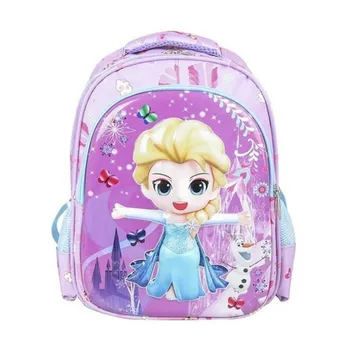 

New kids cartoon Elsa schoolbag girls princess cute school bag Kindergarten backpacks for school party