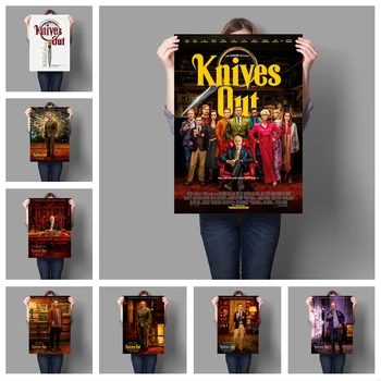 

2019 latest American suspense thriller movie Knives Out HD canvas painting poster cuadros decoracion salon No Frame o705