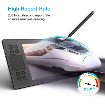 

VEIKK A50 Graphics Drawing Tablet with 8192 Pressure Sensitivity 5080 LPI Battery-Free Passive Pen Graphic Tablet