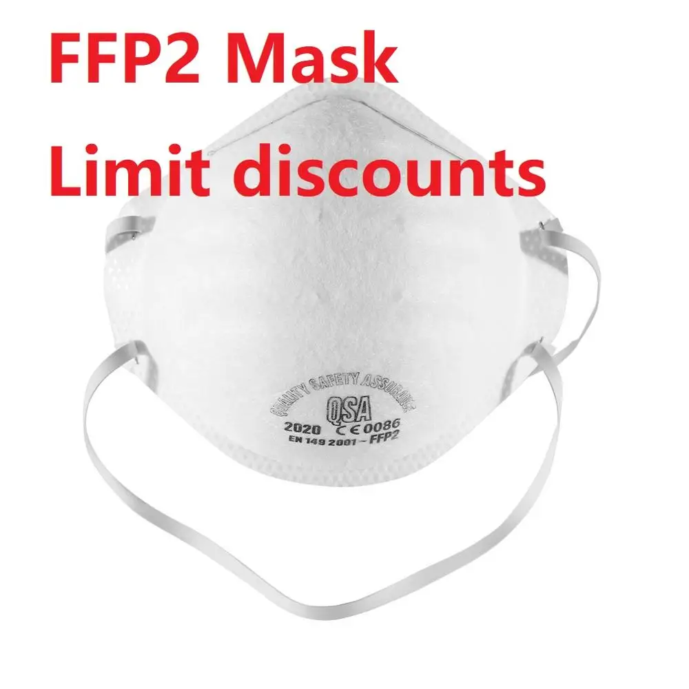 

In shock! FFP2 Anti-Fog Headband FFP2 Round Mask Dust Mask Anti PM2.5 Bicycle Mask