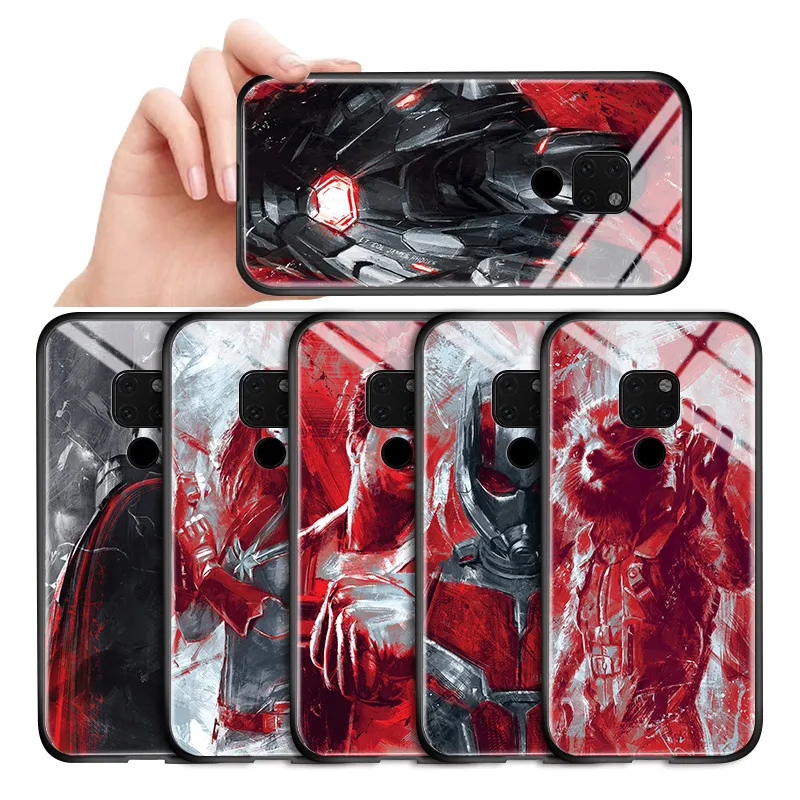 Чехол для Huawei Mate 10 20 30 Pro Mate20 X супергерой Marvel Мстители капитан Халк Тор Железный