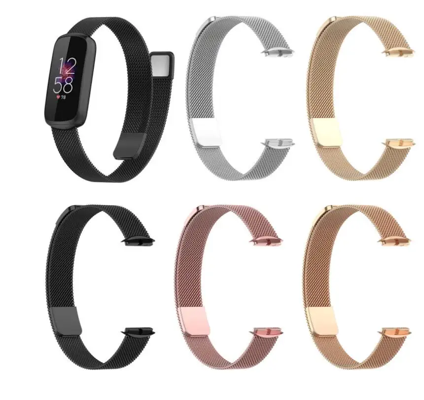 Ремешок Миланская петля из нержавеющей стали для часов Fitbit Luxe | Электроника