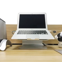 Подставка для ноутбука алюминиевая вертикальная подставка для ноутбука настольная подставка для MacBook Pro с упаковкой и силиконовой полоской