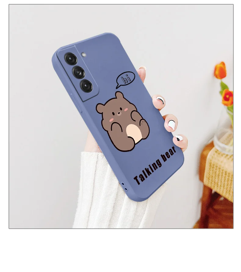 Cute For Samsung Galaxy S21 S20 FE S10 Note 20 10 Plus Case Bear Soft Cover A72 A52 A42 A32 A71 A51 A41 A31 A21S Phone Case Cute For Samsung Galaxy S21 S20 FE S10 Note 20 10 Plus Case Bear Soft Cover A72 A52 A42 A32 A71 A51 A41 A31 A21S Phone Case