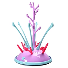 Бутылки младенца дренажная Стойка Многофункциональный антибактериальные Портативный Бутылочки для хранения сушильные стеллажи для выставки товаров