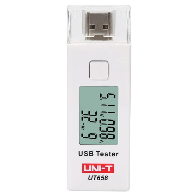 UT658 UNI-T UT658/UT658B USB Тестер Цифровой тестер напряжения тока U диск доктор зарядное устройство вольтметр амметр емкость Макс 9 в хранение данных - Цвет: UT658