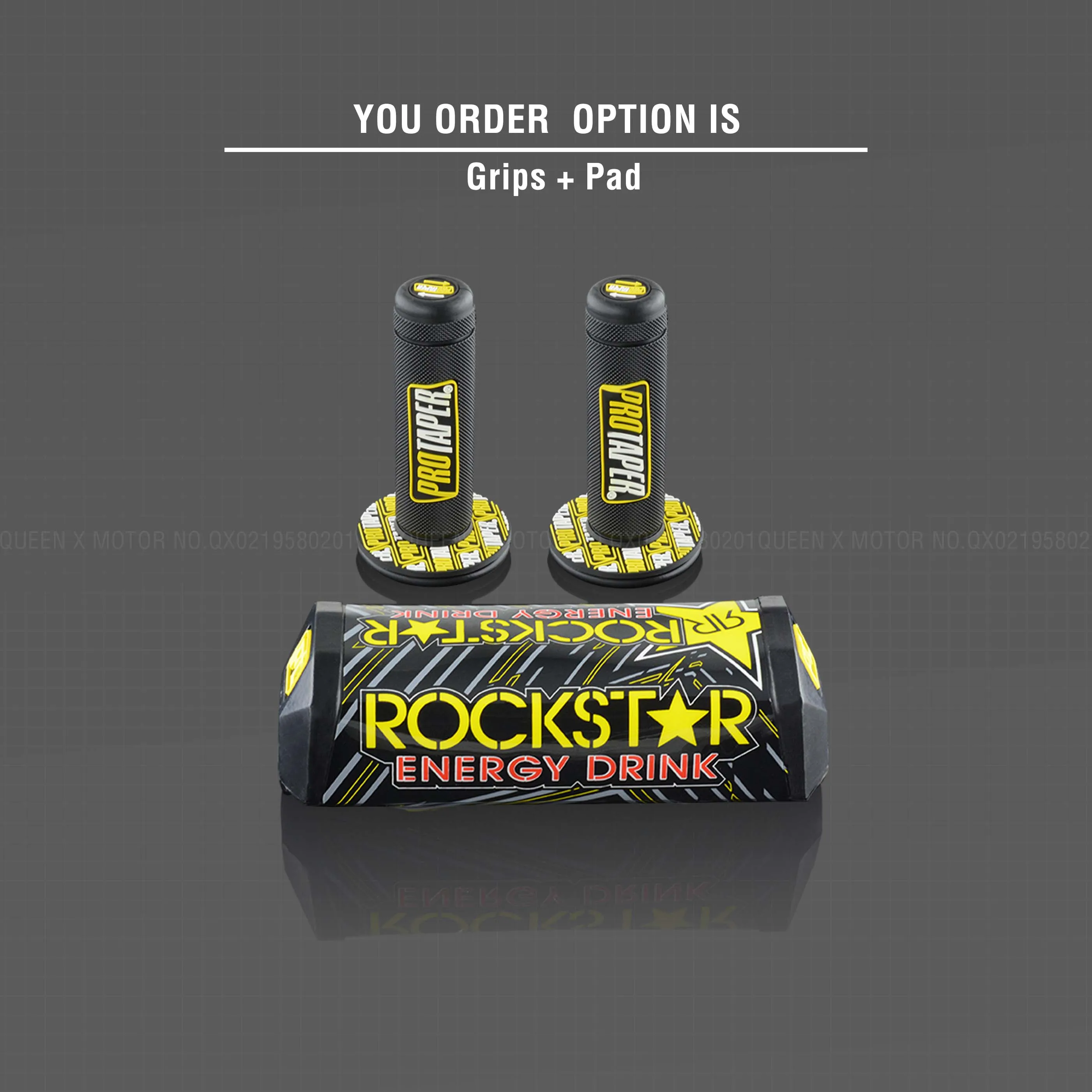 Руль для Pro Taper Pack Bar 1-1/" 6 дней Fatbar Колодки Ручки Pit Pro Racing Dirt Pit Bike мотоцикл с адаптер cnc - Цвет: Black Pad Grip