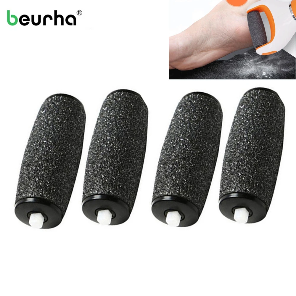 4 шт. сменная роликовая головка для электрической пилки ног пилочка удаления