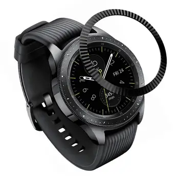 

Replacement Smart Watch Accessories Cover For Samsung Galaxy Watch 42MM/46MM Bezel Ring Adhesive Cover Anti Scratch Metal Cover