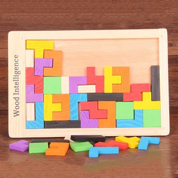 

Wooden Children DIY Three-dimensional Puzzle Building Early Education Games Math Toys Model