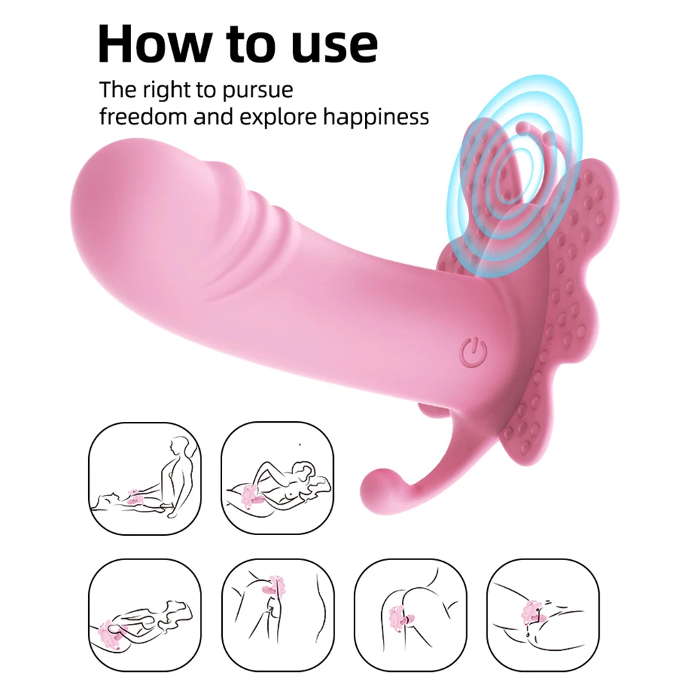 Wireless Dildo Butterfly Vibrator