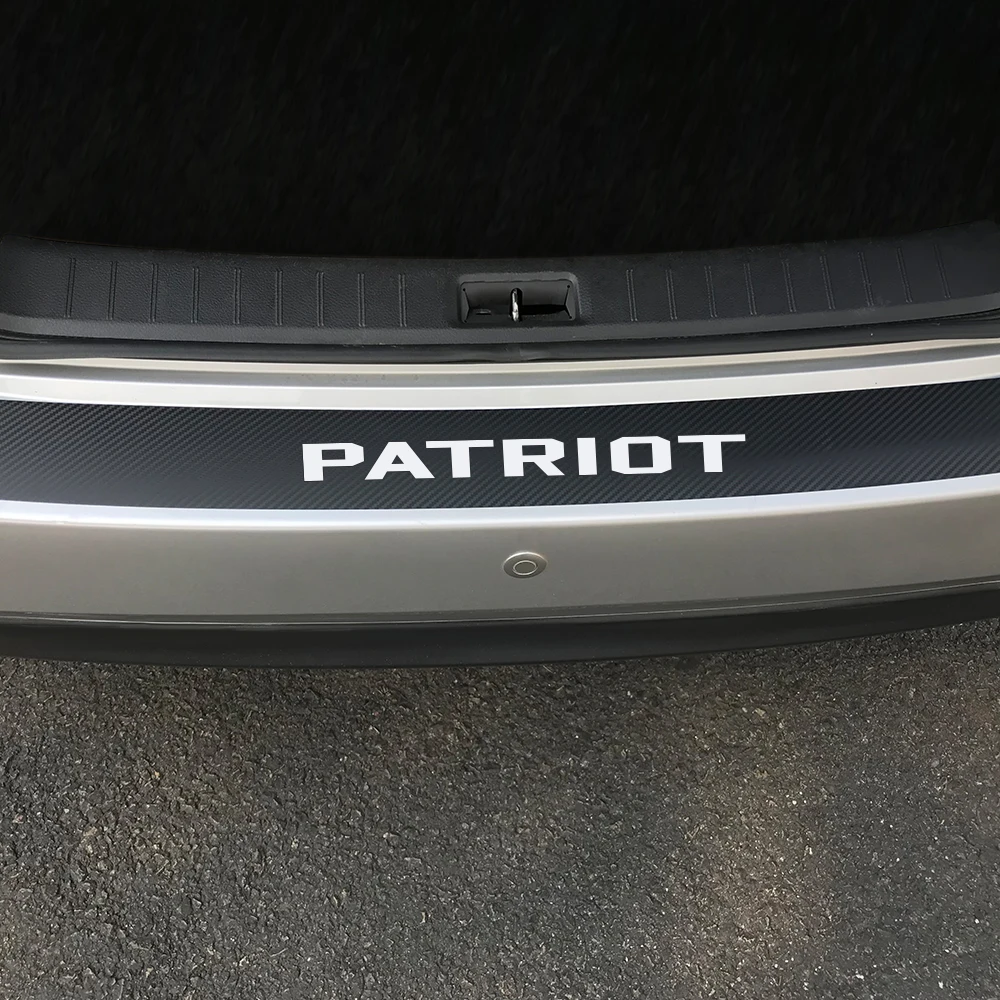 Автомобильный задний бампер, углеродные защитные наклейки для Jeep Renegade Wrangler JK Rubicon Cherokee, патриот, Трейл, ястреб, аксессуары для компаса