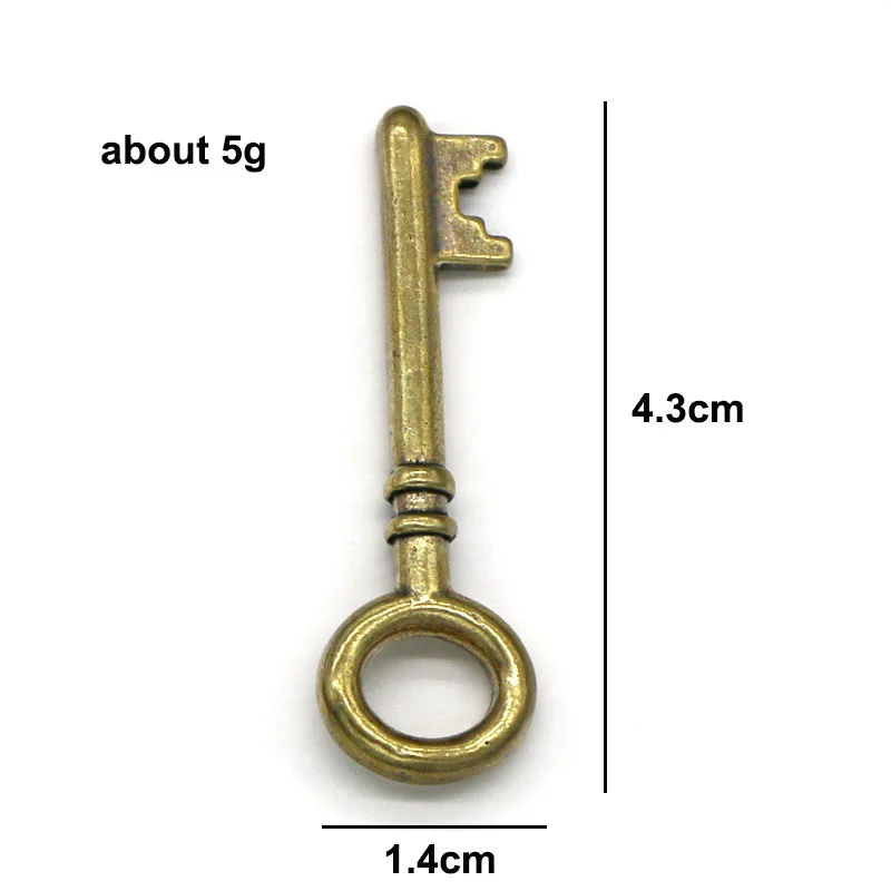 brass key keychain pendnant (29)