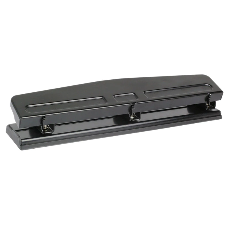 

3 Holes Paper Puncher, Adjustable Desktop Hole Punch, Adjustable Spacing Stationery Paper Hole Loose Leaf Inner Page. Office S