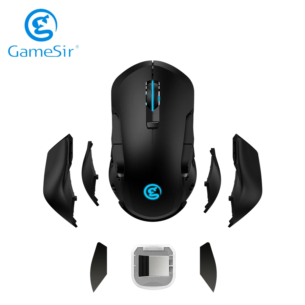 

GameSir GM300 Detachable Wireless Game Mouse with PMW3389 Optical Sensor Built-in Omron Mechanical Switches 16000 DPI
