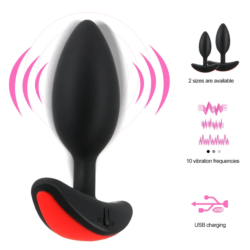 Оло 7 Frequnrecy с вибрационным массажером анус стимулятор расширения G spot секс шоп