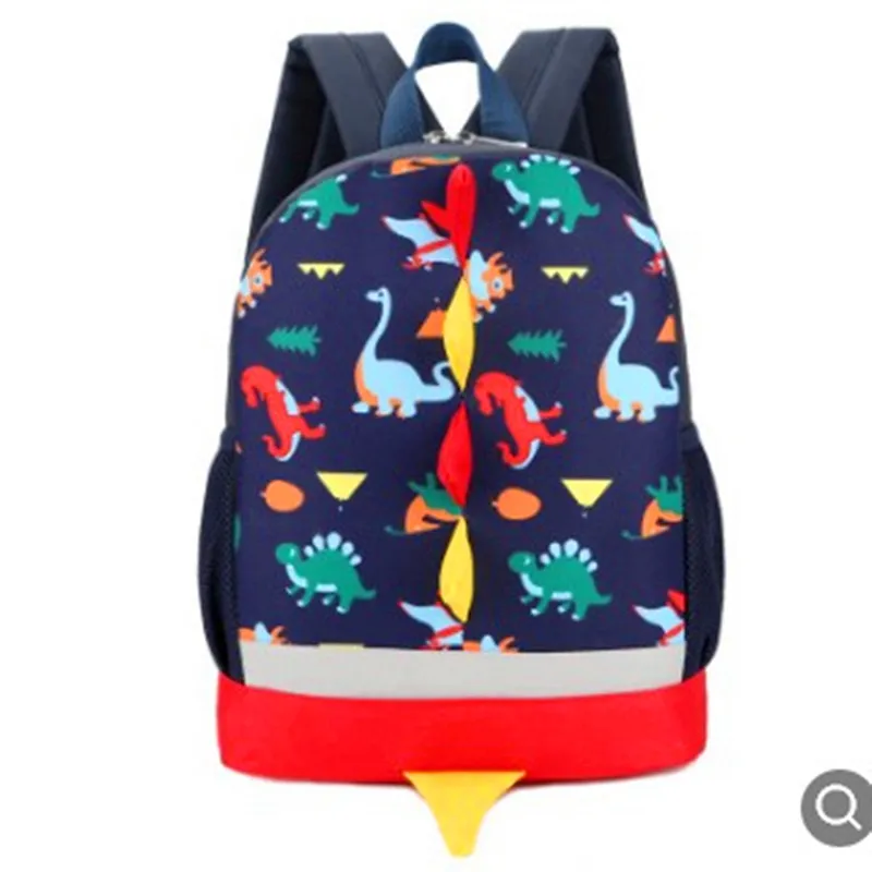 

New Dinosaur Children School Bag Kindergarten Baby Backpack Anti Lost Children Bag Baby Backpack Cartoon Children Bag